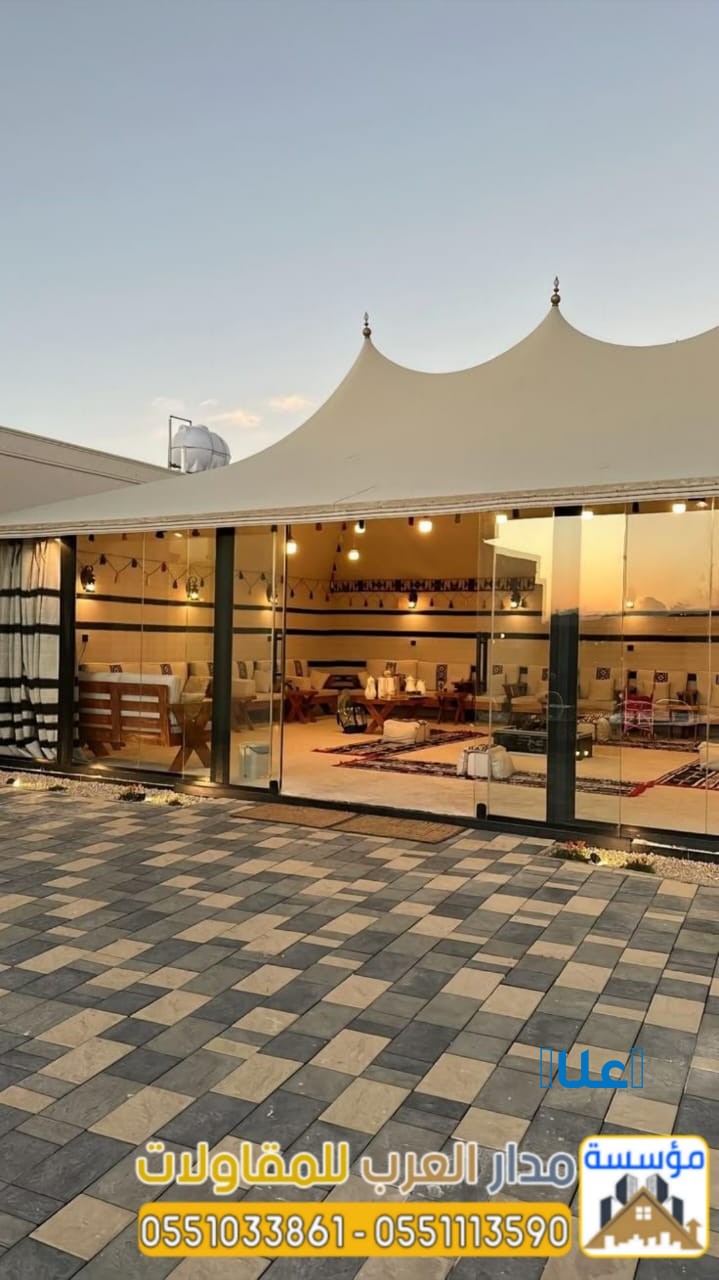 خيام زجاجية وبيوت شعر قزاز بالرياض | تفصيل